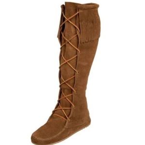 Minnetonka Lace Up Boots (tall)